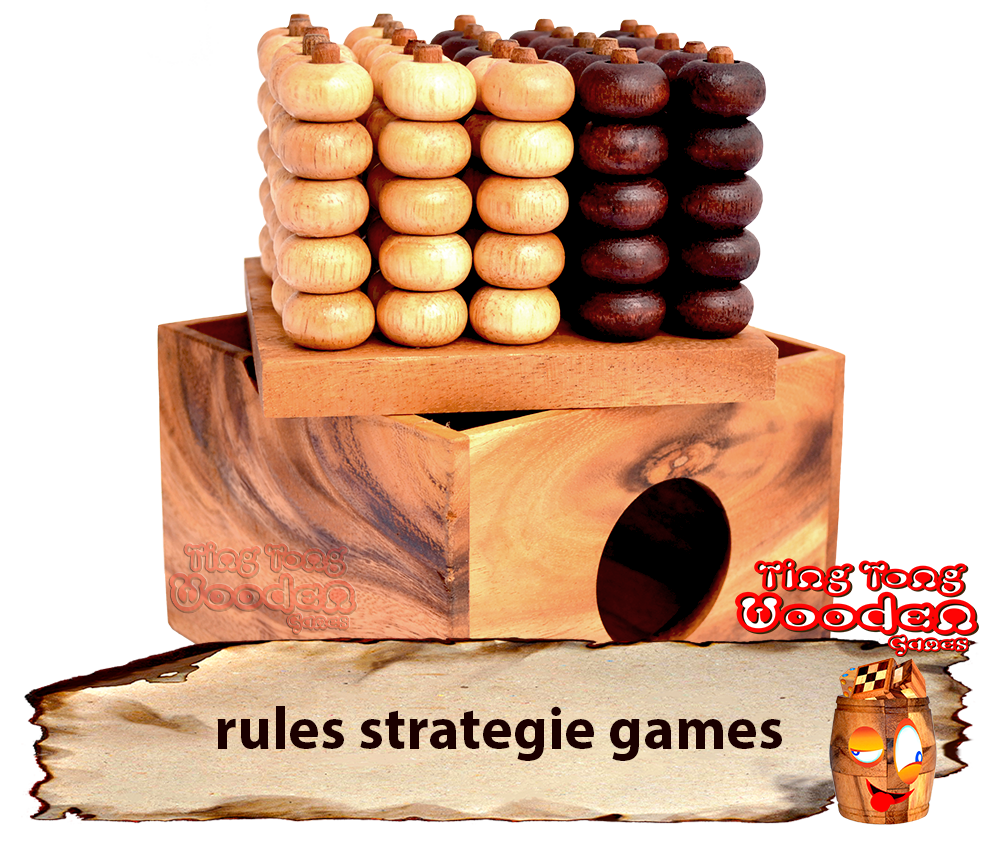 rules of the game instructions for strategy games made of wood kalaha halma othello obversi hus steinchenspiel four wins